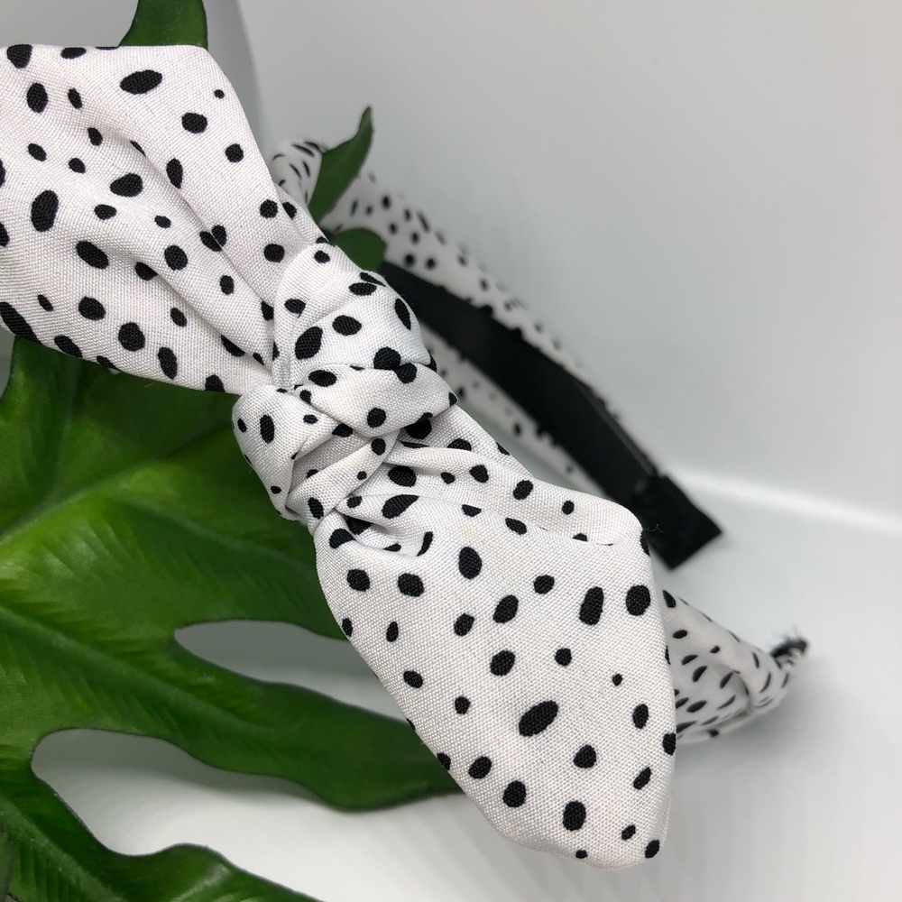 Polka dot headband